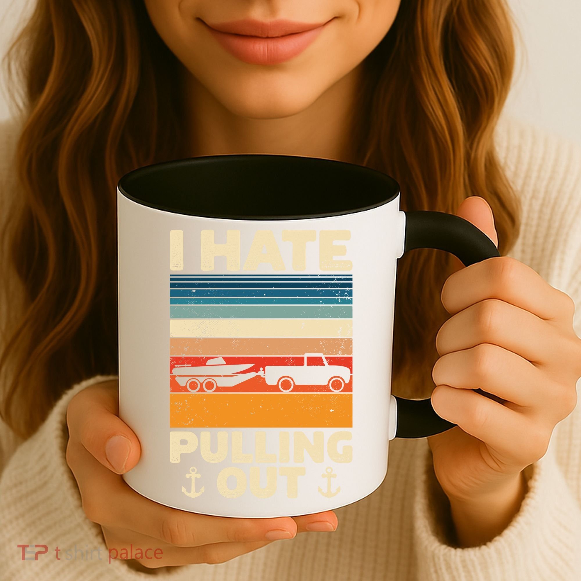 I Hate Pulling Out Retro Boating Boat Captain Gift Coffee Mug
