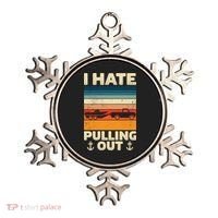 I Hate Pulling Out Retro Boating Boat Captain Gift Ornament thumb 0