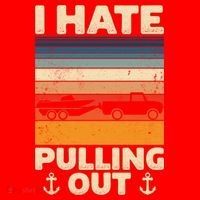 I Hate Pulling Out Retro Boating Boat Captain Gift Santa Hat thumb 1