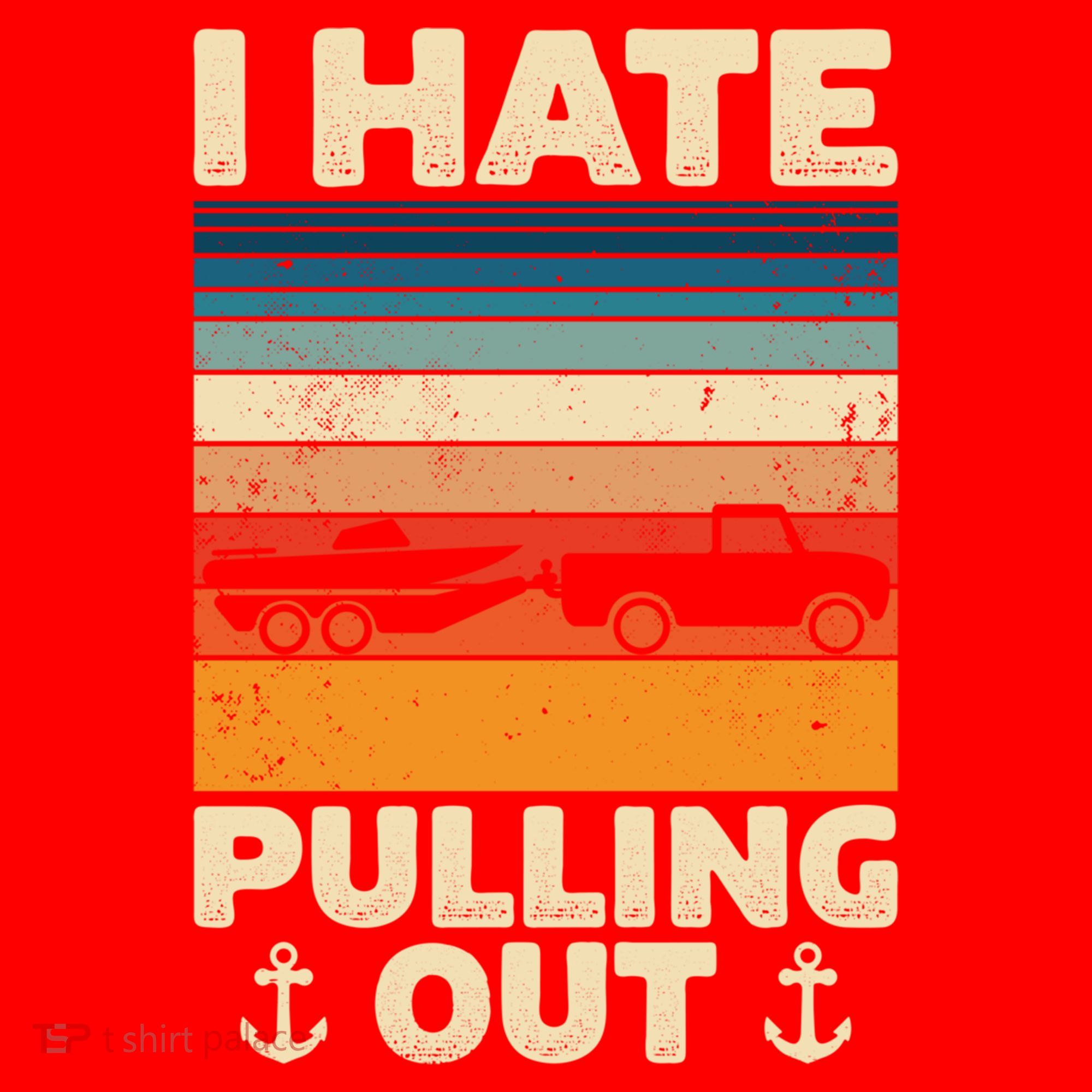 I Hate Pulling Out Retro Boating Boat Captain Gift Santa Hat