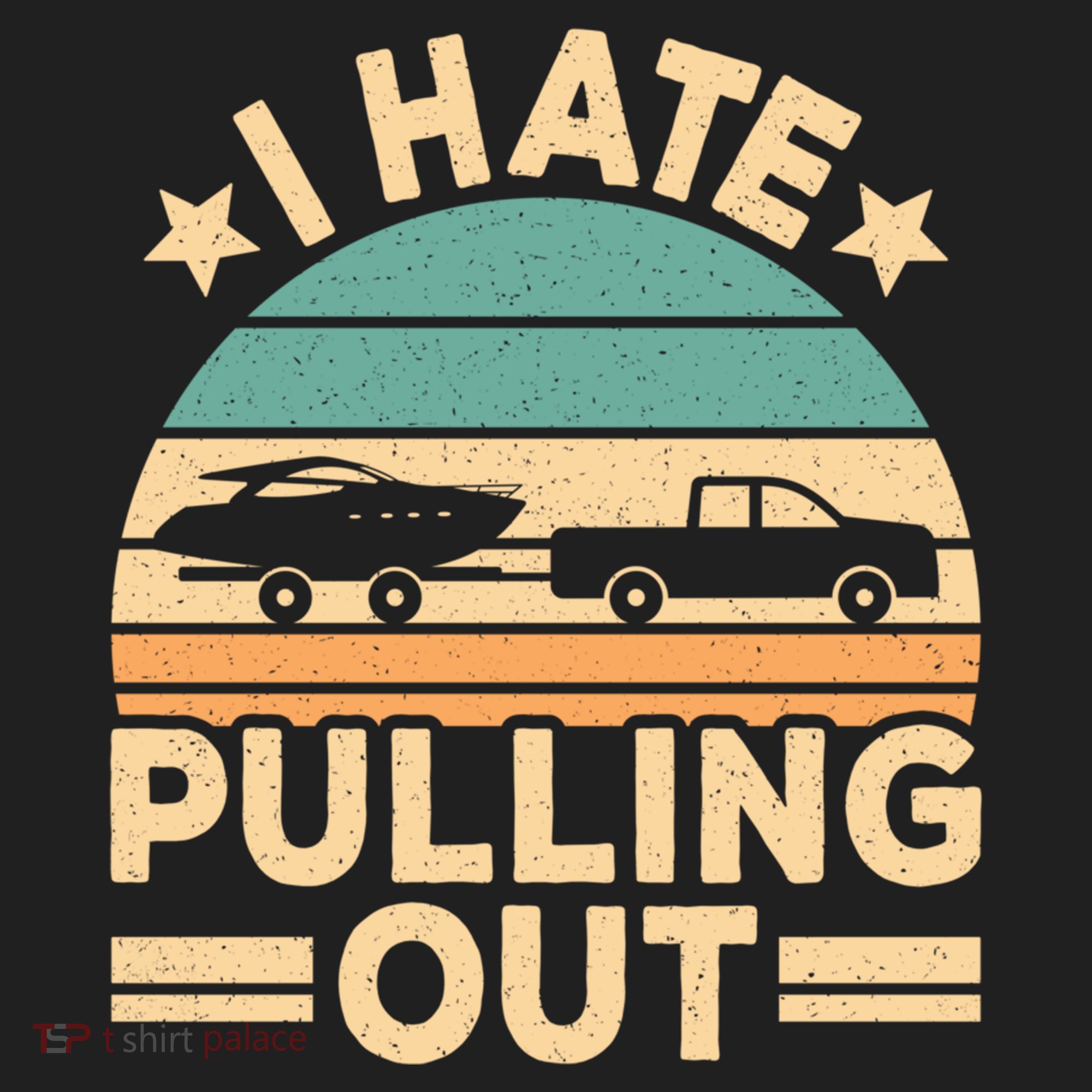 I Hate Pulling Out Boating Funny Retro Boat Captain Gift Beanie