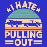 I Hate Pulling Out Boating Funny Retro Boat Captain Gift Toddler T-Shirt thumb 4