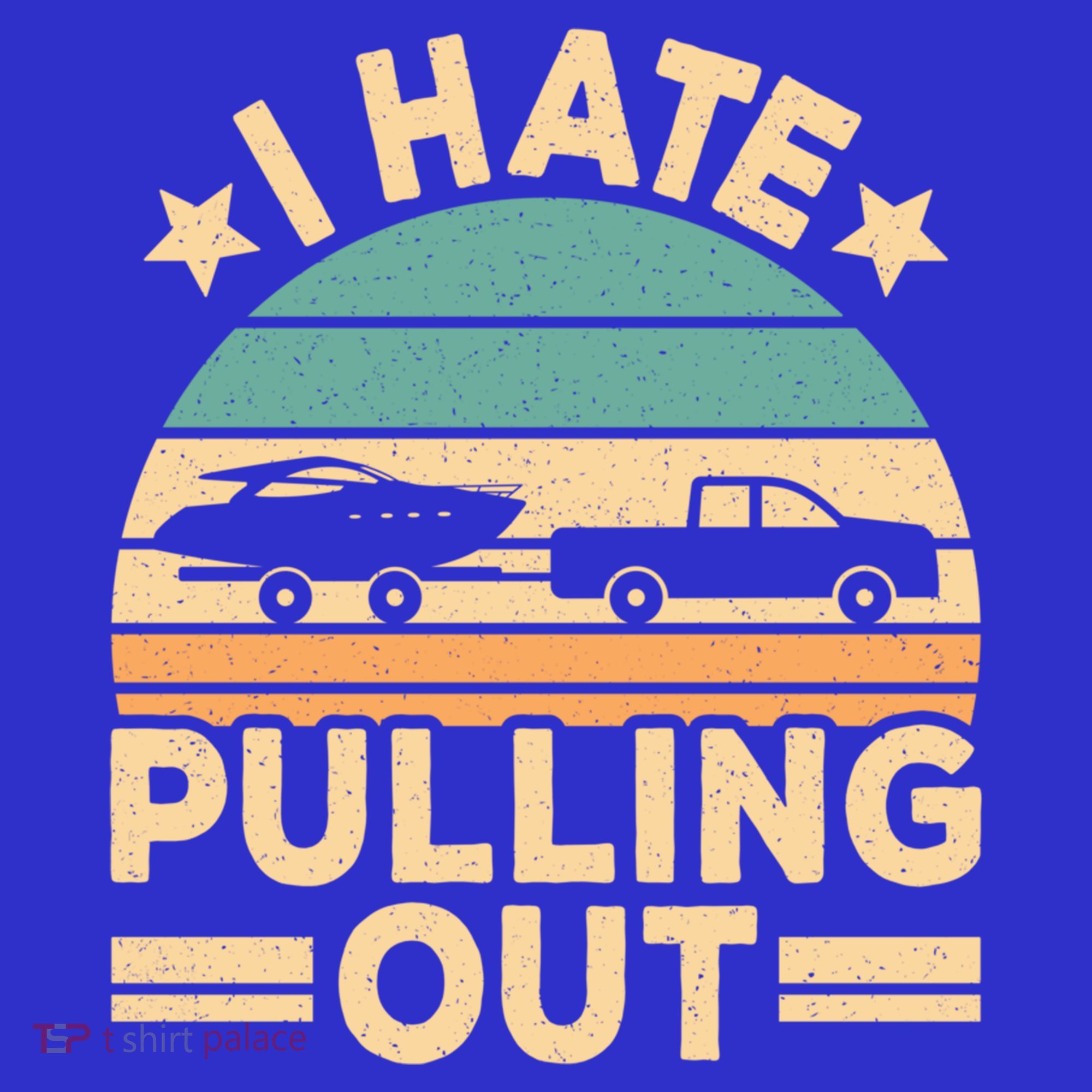 I Hate Pulling Out Boating Funny Retro Boat Captain Gift Kids Sweatshirt