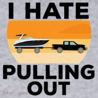 I Hate Pulling Out Boating Funny Retro Boat Captain Gift Women's Sweatshirt thumb 2