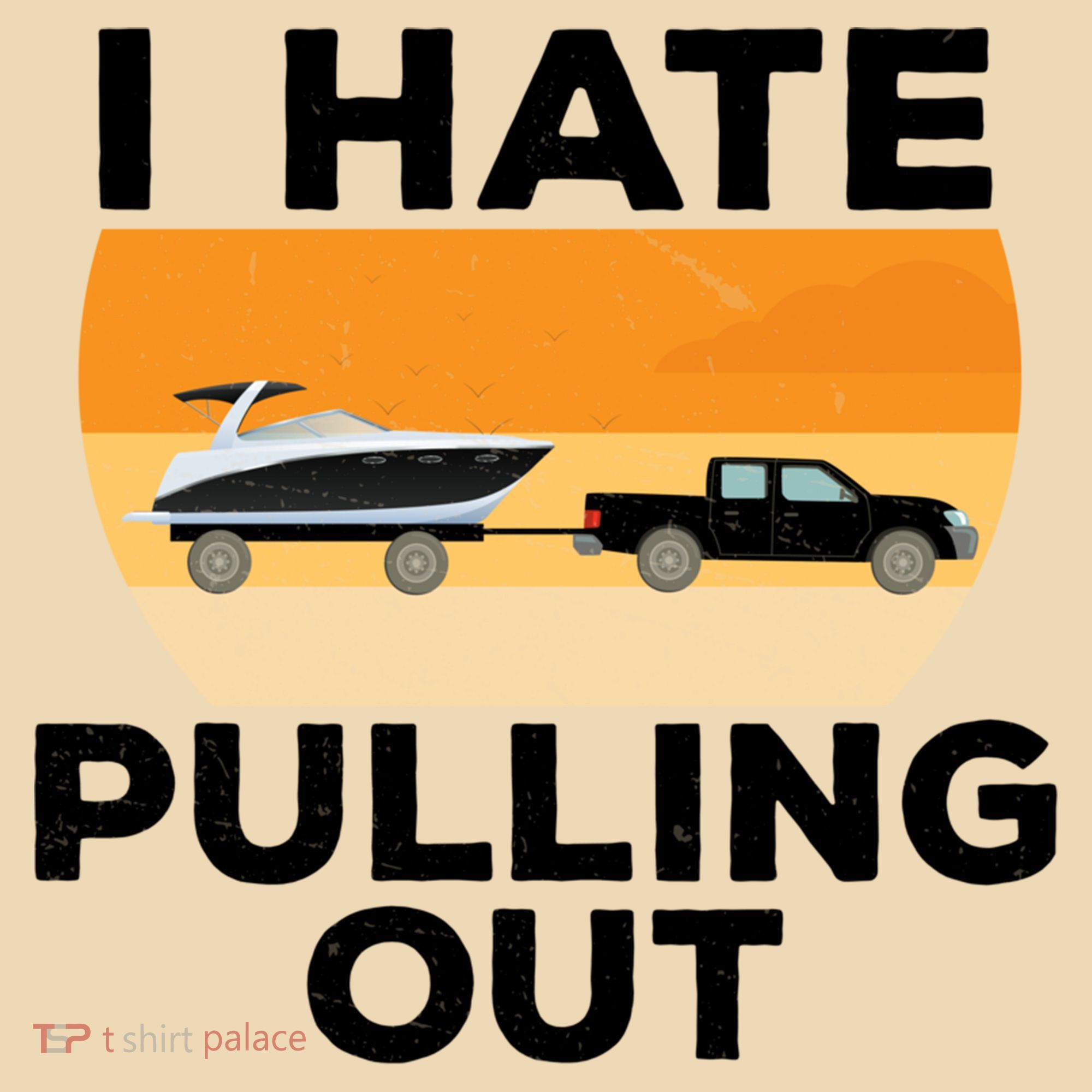 I Hate Pulling Out Boating Funny Retro Boat Captain Gift Tote Bag