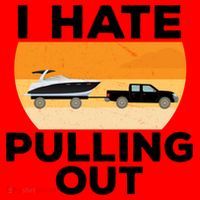 I Hate Pulling Out Boating Funny Retro Boat Captain Gift Santa Hat thumb 1