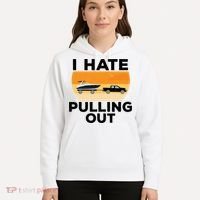 I Hate Pulling Out Boating Funny Retro Boat Captain Gift Hoodie thumb 5