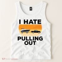 I Hate Pulling Out Boating Funny Retro Boat Captain Gift Tank Top thumb 2