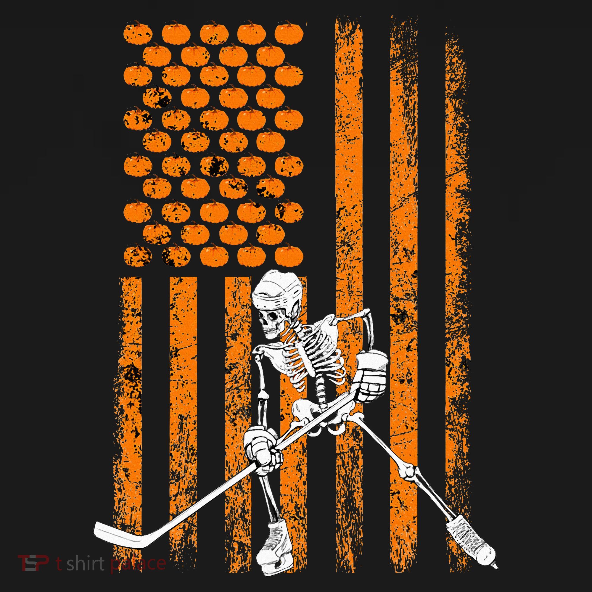 Ice Hockey Player Fan Gift Skeleton Halloween Women's Hoodie