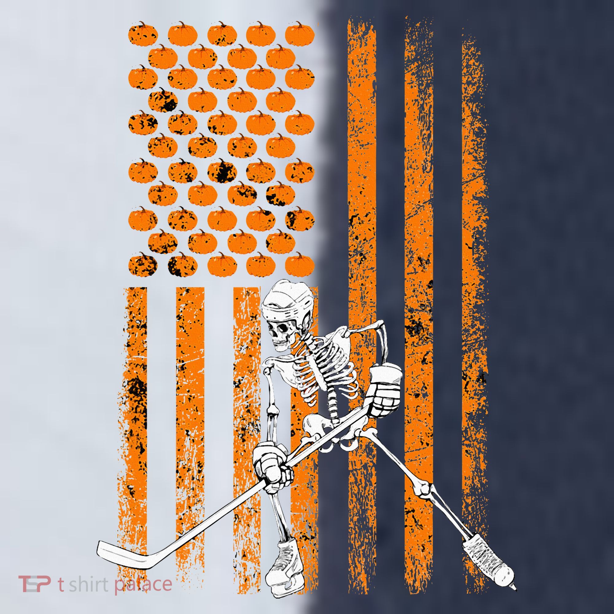Ice Hockey Player Fan Gift Skeleton Halloween Sport-Tek Competitor United Soccer Jersey