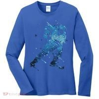 Ice Hockey Player Meaningful Gift Women's Long Sleeve Shirt thumb 0