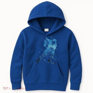 Ice Hockey Player Meaningful Gift Kids Hoodie