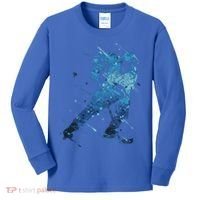 Ice Hockey Player Meaningful Gift Kids Long Sleeve Shirt thumb 0