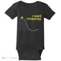 I Have Potential Science And Physics Gag Pun Baby Bodysuit thumb 0