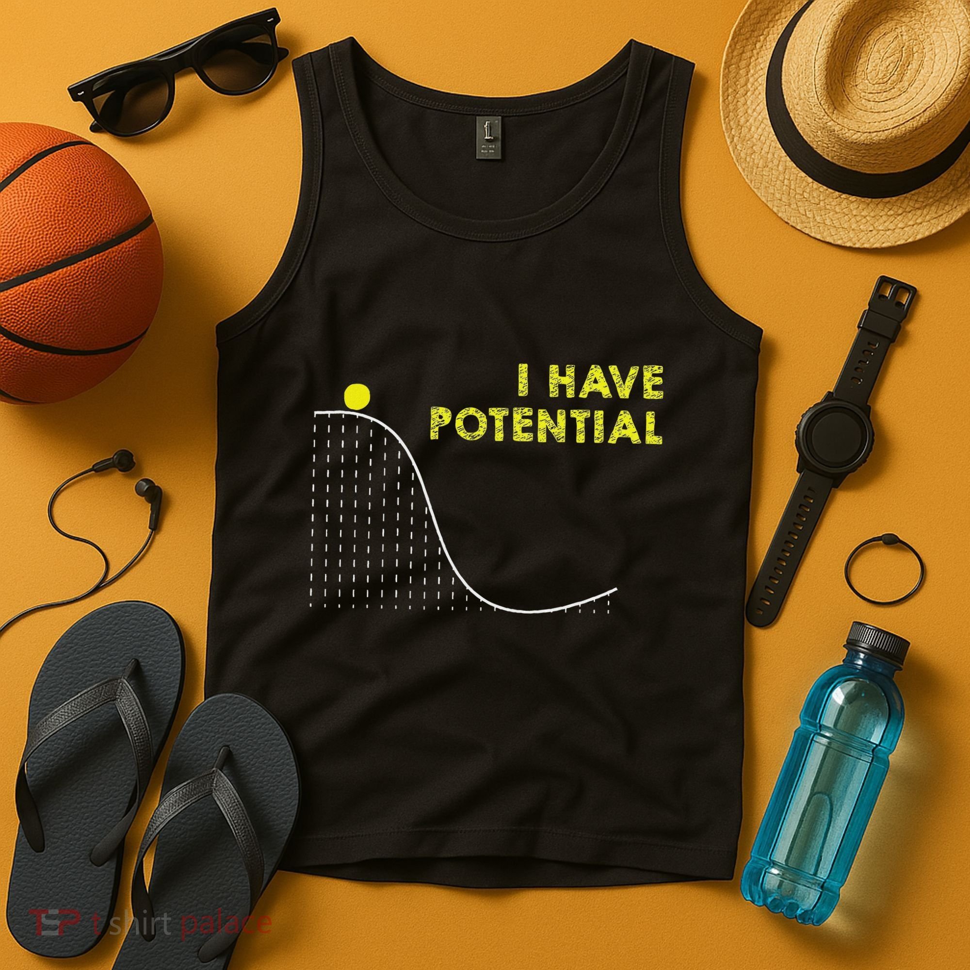 I Have Potential Science And Physics Gag Pun Tank Top