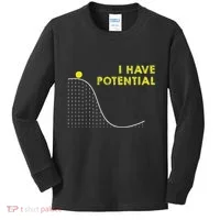 I Have Potential Science And Physics Gag Pun Kids Long Sleeve Shirt thumb 0