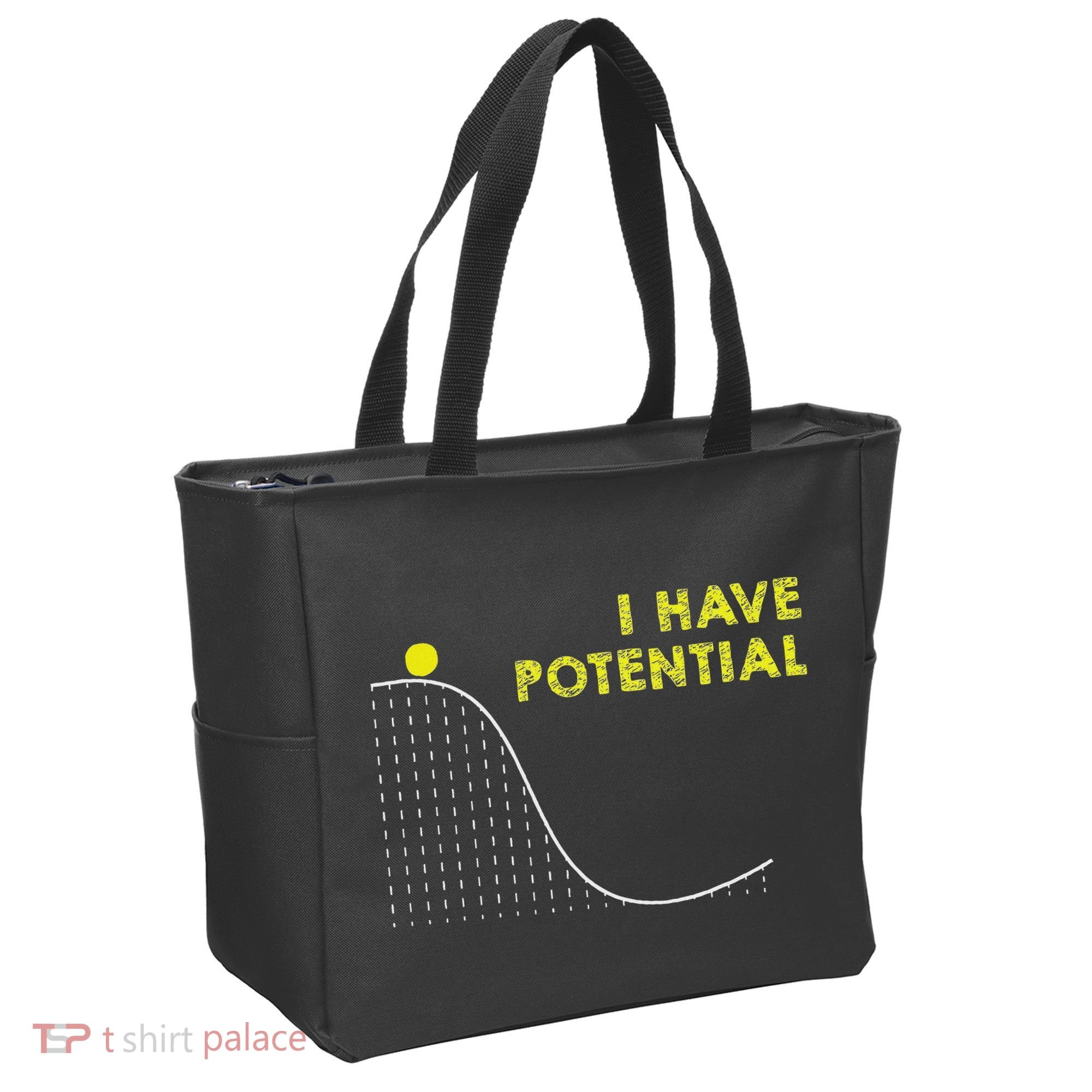 I Have Potential Science And Physics Gag Pun Tote Bag