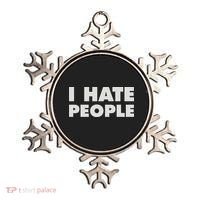I Hate People Ornament thumb 0