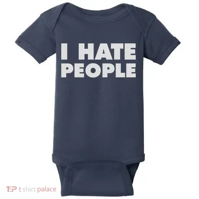 I Hate People Baby Bodysuit