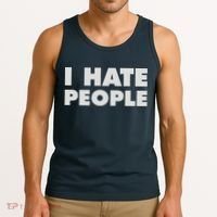 I Hate People Tank Top thumb 3