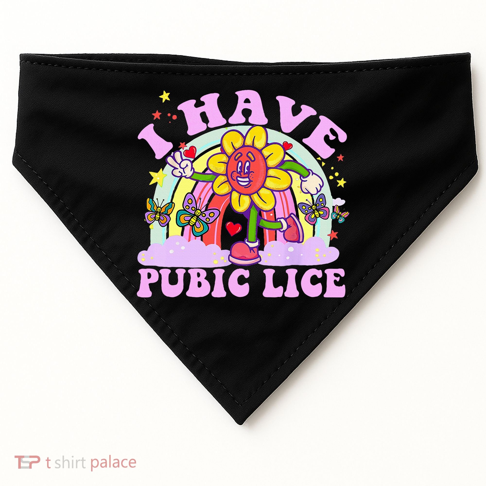 I Have Pubic Lice USA-Made Doggie Bandana