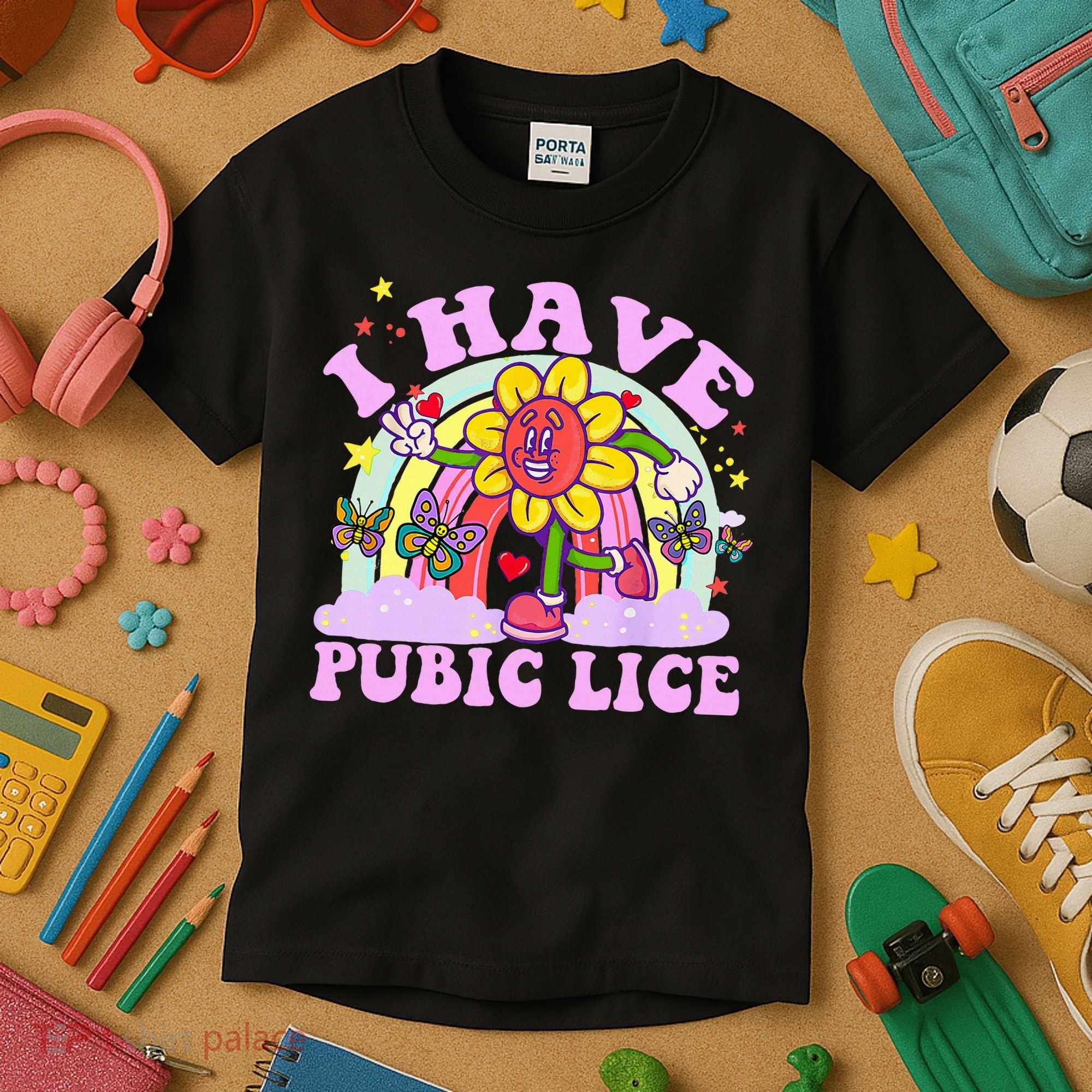 I Have Pubic Lice Kids T-Shirt