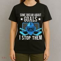 Ice Hockey Player Ice Hockey Goalie T-Shirt thumb 4