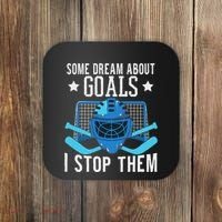 Ice Hockey Player Ice Hockey Goalie Coaster thumb 0
