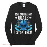 Ice Hockey Player Ice Hockey Goalie Tall Long Sleeve Shirt thumb 0