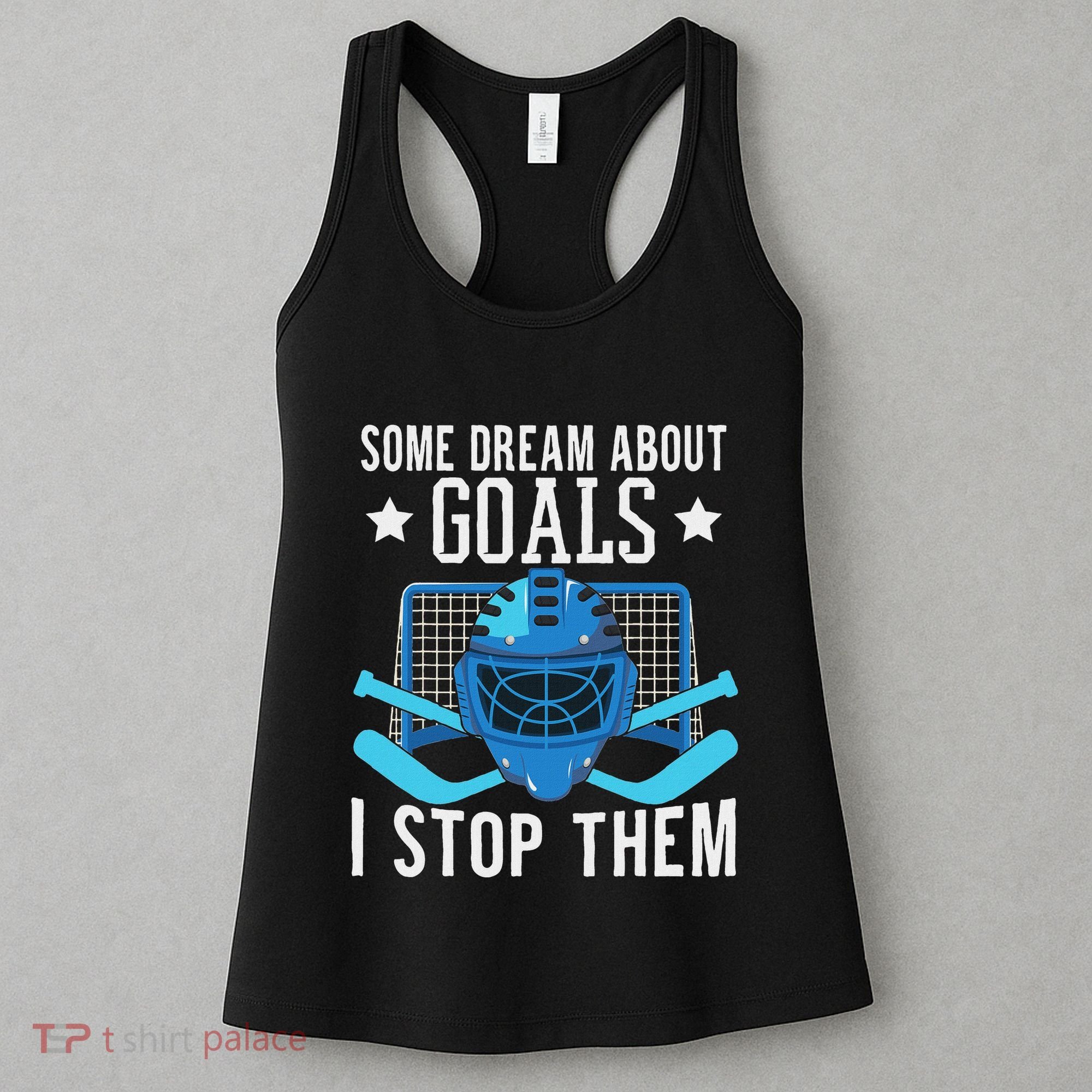 Ice Hockey Player Ice Hockey Goalie Women's Tank Top