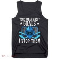 Ice Hockey Player Ice Hockey Goalie Tank Top thumb 0