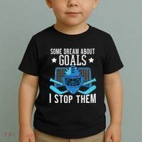Ice Hockey Player Ice Hockey Goalie Toddler T-Shirt thumb 2