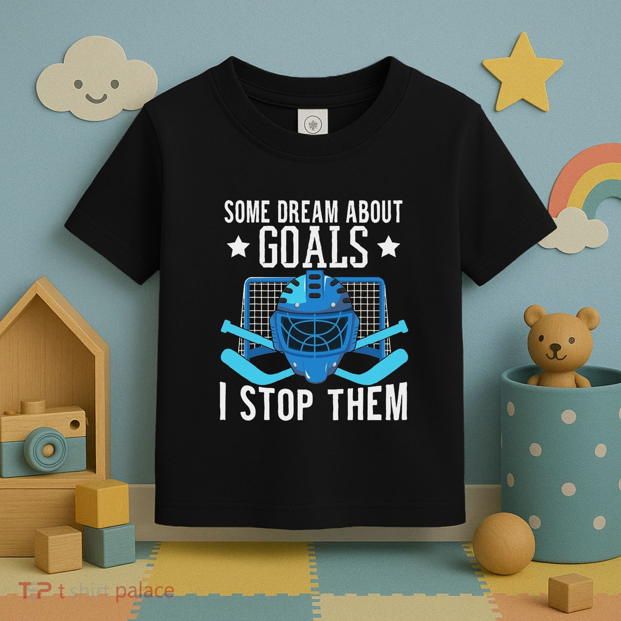 Ice Hockey Player Ice Hockey Goalie Toddler T-Shirt