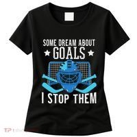 Ice Hockey Player Ice Hockey Goalie Women's T-Shirt thumb 0