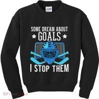 Ice Hockey Player Ice Hockey Goalie Kids Sweatshirt thumb 0