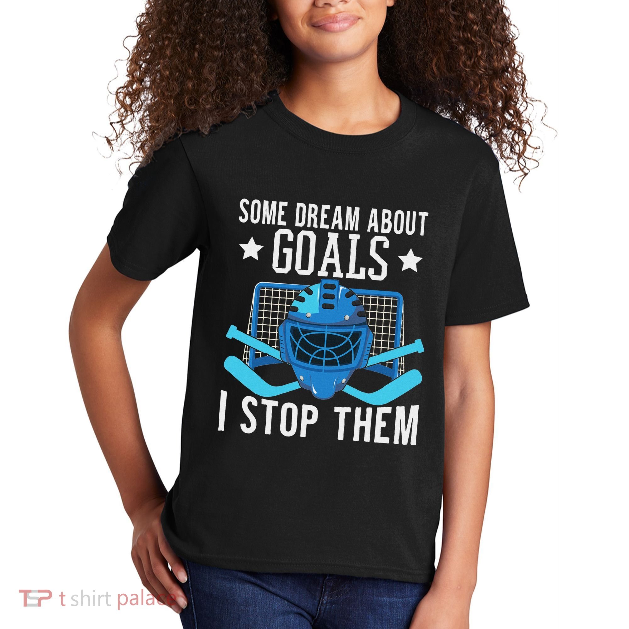 Ice Hockey Player Ice Hockey Goalie Kids T-Shirt