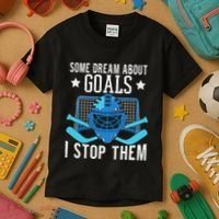 Ice Hockey Player Ice Hockey Goalie Kids T-Shirt thumb 3