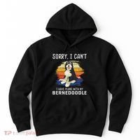 I Have Plans With My Bernedoodle Funny Dog Lover Hoodie thumb 0