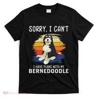 I Have Plans With My Bernedoodle Funny Dog Lover T-Shirt thumb 0