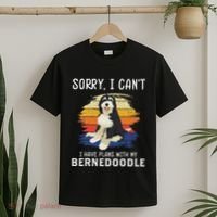 I Have Plans With My Bernedoodle Funny Dog Lover T-Shirt thumb 2