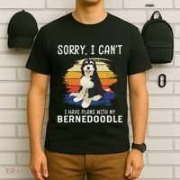 I Have Plans With My Bernedoodle Funny Dog Lover T-Shirt thumb 6