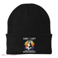 I Have Plans With My Bernedoodle Funny Dog Lover Beanie thumb 0