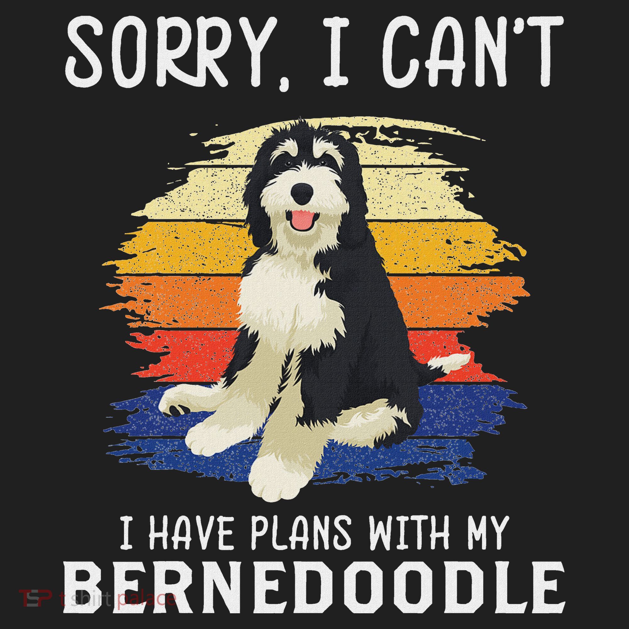I Have Plans With My Bernedoodle Funny Dog Lover Beanie