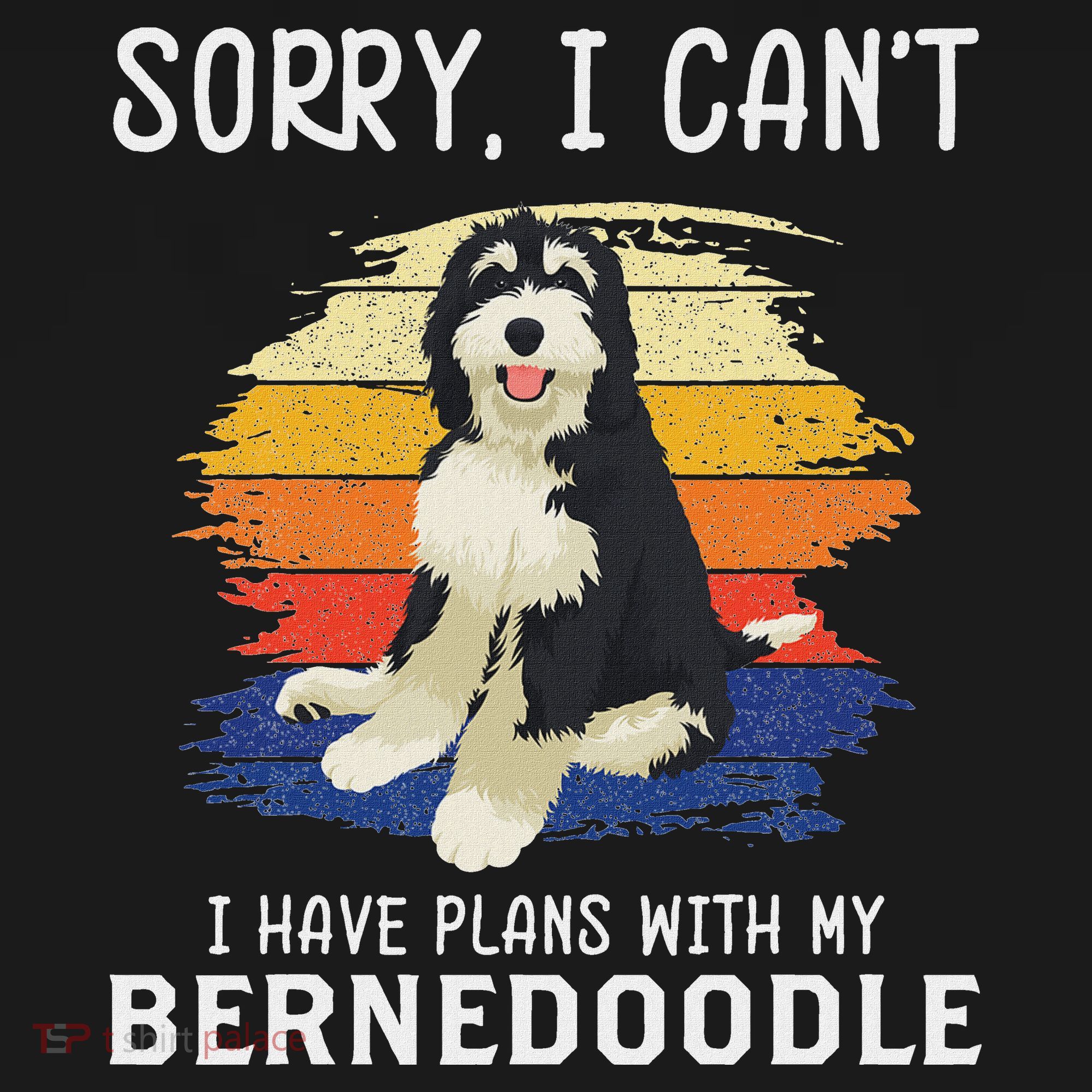I Have Plans With My Bernedoodle Funny Dog Lover Women's Hoodie