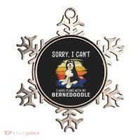 I Have Plans With My Bernedoodle Funny Dog Lover Ornament thumb 0