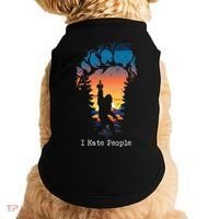 I Hate People Bigfoot Footprint Doggie Tank thumb 0