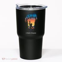 I Hate People Bigfoot Footprint Tumbler thumb 0