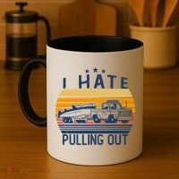 I Hate Pulling Out Retro Boating Boat Captain For Gift Coffee Mug thumb 4