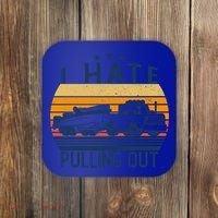 I Hate Pulling Out Retro Boating Boat Captain For Gift Coaster thumb 0