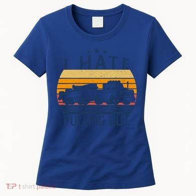 I Hate Pulling Out Retro Boating Boat Captain For Gift Women's T-Shirt